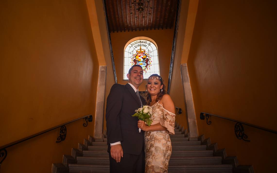 Boda civil de María Fernanda Vázquez y Fernando Garrido